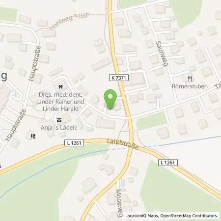 Standortübersicht der Tankstelle Donau-Iller Bank eG in 89195 Staig