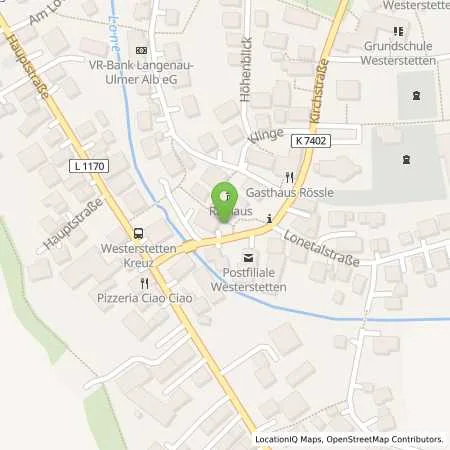 Standortübersicht der Tankstelle SWU Energie GmbH in 89198 Westerstetten