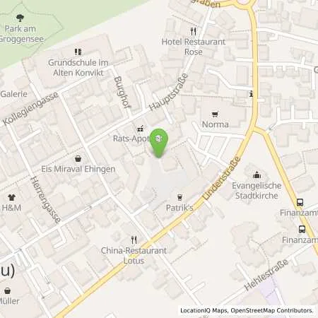 Standortübersicht der Tankstelle EnBW mobility+ AG und Co.KG in 89584 Ehingen