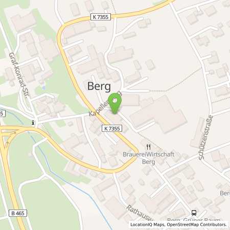 Standortübersicht der Strom (Elektro) Tankstelle: Berg Brauerei Ulrich Zimmermann GmbH & Co.KG in 89584, Ehingen-Berg