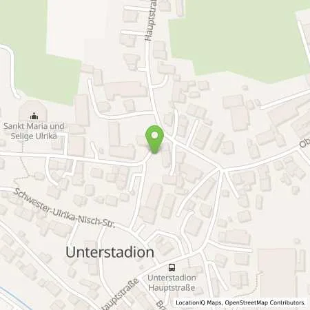 Standortübersicht der Tankstelle EnBW mobility+ AG und Co.KG in 89619 Unterstadion