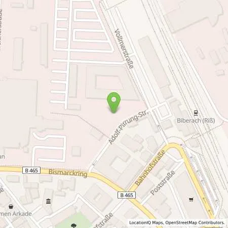 Standortübersicht der Tankstelle EnBW mobility+ AG und Co.KG in 88400 Biberach an der Riß