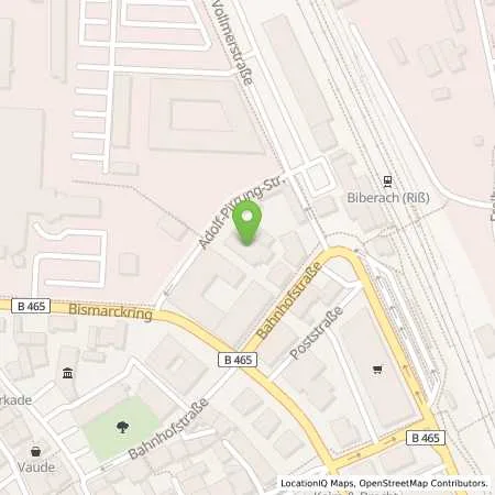 Standortübersicht der Tankstelle EnBW mobility+ AG und Co.KG in 88400 Biberach an der Riß