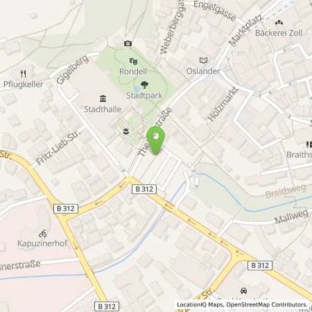 Standortübersicht der Tankstelle Stadtwerke Biberach GmbH in 88400 Biberach