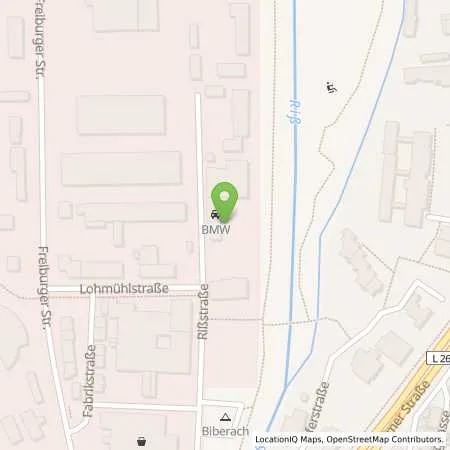 Standortübersicht der Tankstelle Autohaus Munding GmbH in 88400 Biberach