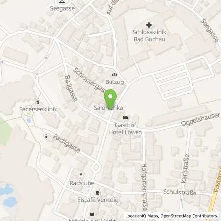 Standortübersicht der Tankstelle EnBW mobility+ AG und Co.KG in 88422 Bad Buchau