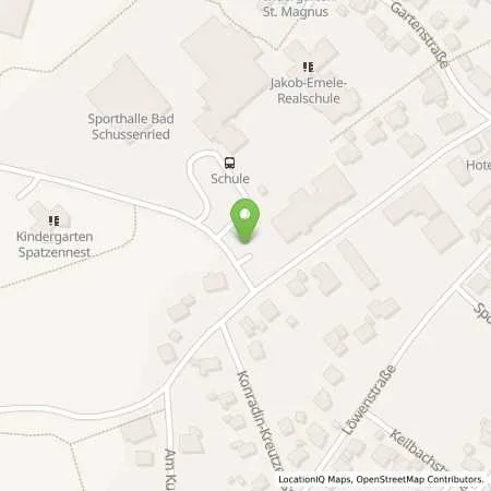 Standortübersicht der Tankstelle EnBW mobility+ AG und Co.KG in 88427 Bad Schussenried