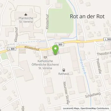 Standortübersicht der Tankstelle EnBW mobility+ AG und Co.KG in 88430 Rot an der Rot