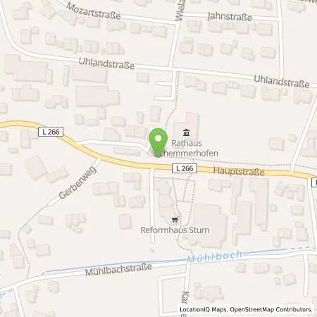 Standortübersicht der Tankstelle EnBW mobility+ AG und Co.KG in 88433 Schemmenhofen