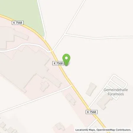 Standortübersicht der Tankstelle Auto Brugger GmbH in 88436 Eberhardzell