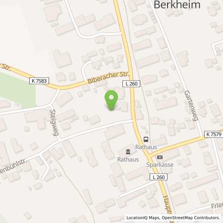 Standortübersicht der Strom (Elektro) Tankstelle: EnBW mobility+ AG und Co.KG in 88450, Berkheim