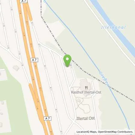 Standortübersicht der Tankstelle EnBW mobility+ AG und Co.KG in 88451 Dettingen