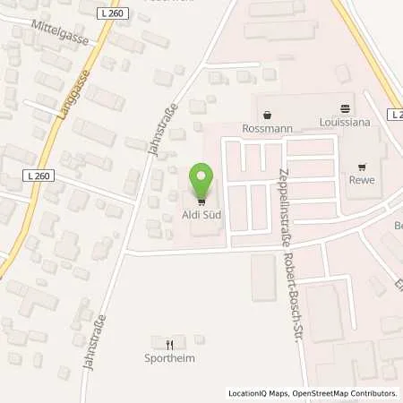Standortübersicht der Tankstelle ALDI SÜD in 88453 Erolzheim