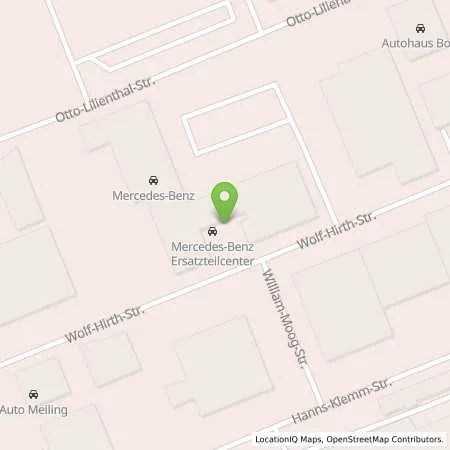 Standortübersicht der Tankstelle Mercedes- Benz AG - Niederlassung Stuttgart in 71034 Böblingen