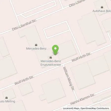 Standortübersicht der Tankstelle Mercedes- Benz AG - Niederlassung Stuttgart in 71034 Böblingen