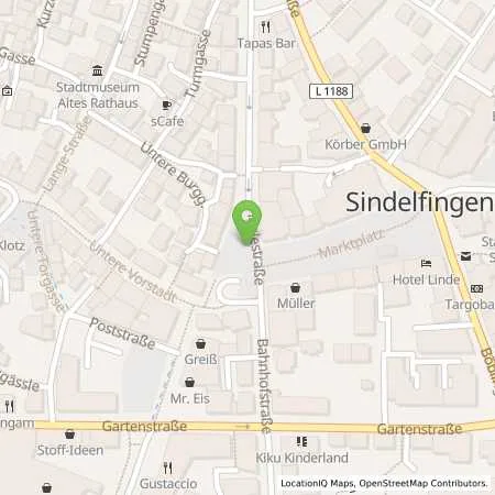 Standortübersicht der Tankstelle EnBW mobility+ AG und Co.KG in 71063 Sindelfingen