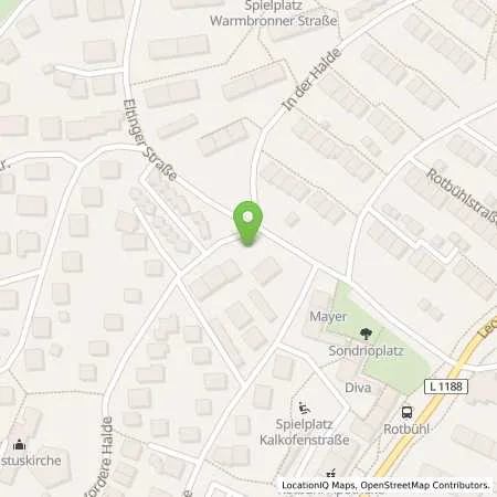 Standortübersicht der Tankstelle EnBW mobility+ AG und Co.KG in 71063 Sindelfingen