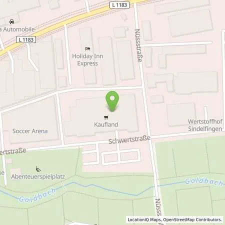 Standortübersicht der Tankstelle Kaufland Dienstleistung GmbH & Co. KG in 71065 Sindelfingen