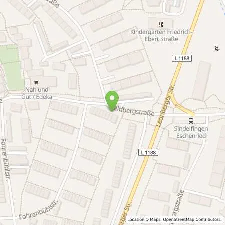 Standortübersicht der Tankstelle EnBW mobility+ AG und Co.KG in 71067 Sindelfingen