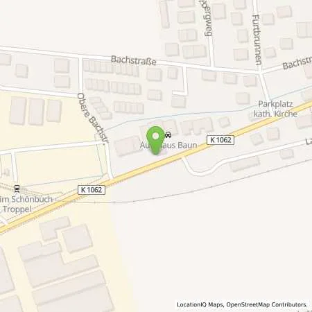Standortübersicht der Tankstelle Autohaus Baun GmbH in 71093 Weil im Schönbuch