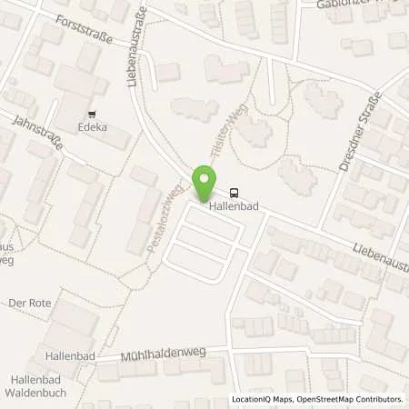 Standortübersicht der Tankstelle Stadt Waldenbuch in 71111 Waldenbuch