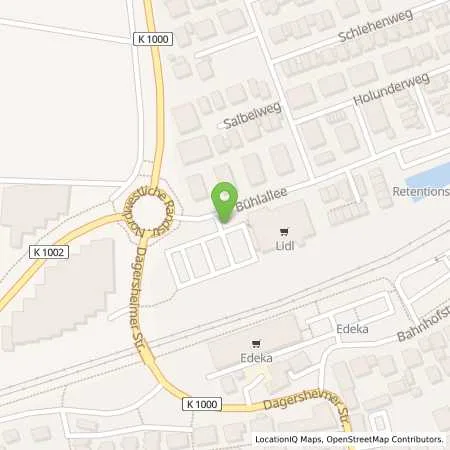 Standortübersicht der Tankstelle Lidl Dienstleistung GmbH & Co. KG in 71139 Ehningen