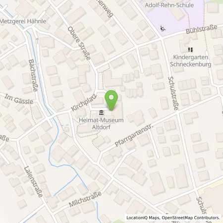 Standortübersicht der Tankstelle Gemeinde Altdorf in 71155 Altdorf