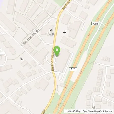 Standortübersicht der Tankstelle Autohaus Müller GmbH & Co. KG in 71229 Leonberg