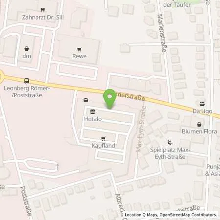 Standortübersicht der Tankstelle Kaufland Dienstleistung GmbH & Co. KG in 71229 Leonberg