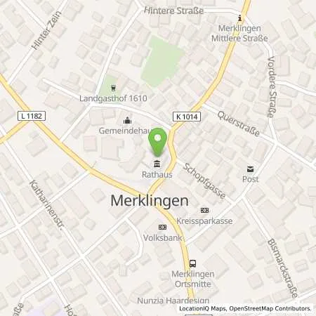 Standortübersicht der Tankstelle deer GmbH in 71263 Weil der Stadt