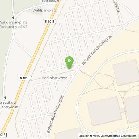 Standortübersicht der Tankstelle Robert Bosch GmbH in 71272 Renningen