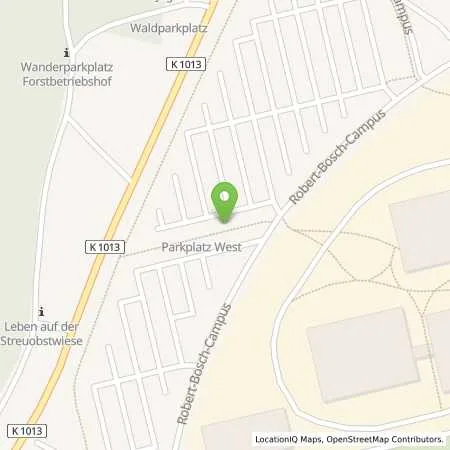 Standortübersicht der Tankstelle Robert Bosch GmbH in 71272 Renningen