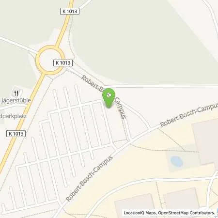 Standortübersicht der Tankstelle Robert Bosch GmbH in 71272 Renningen