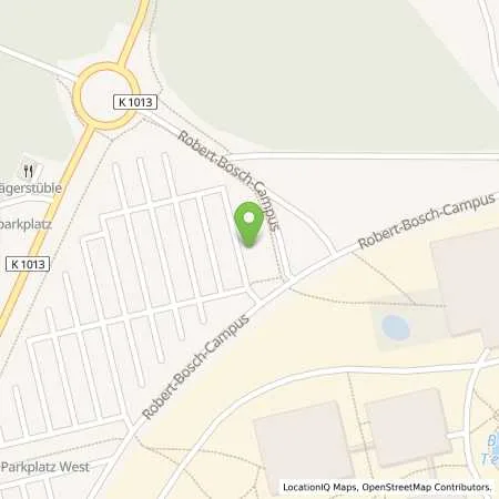 Standortübersicht der Tankstelle Robert Bosch GmbH in 71272 Renningen