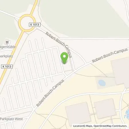 Standortübersicht der Tankstelle Robert Bosch GmbH in 71272 Renningen