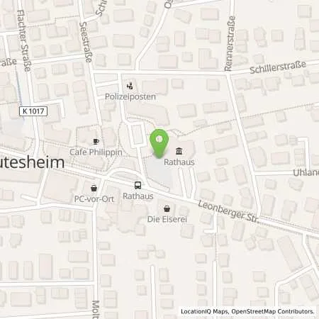 Standortübersicht der Tankstelle EnBW mobility+ AG und Co.KG in 71277 Rutesheim