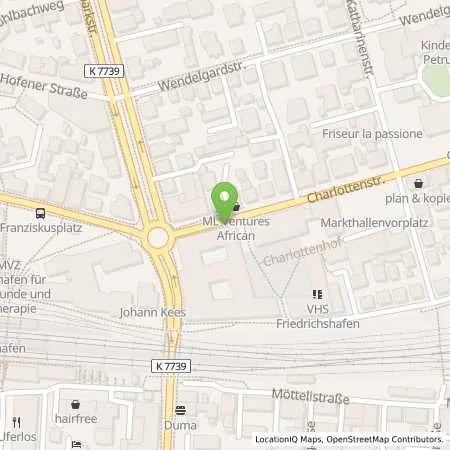 Standortübersicht der Tankstelle Stadtwerk am See GmbH & Co. KG in 88045 Friedrichshafen