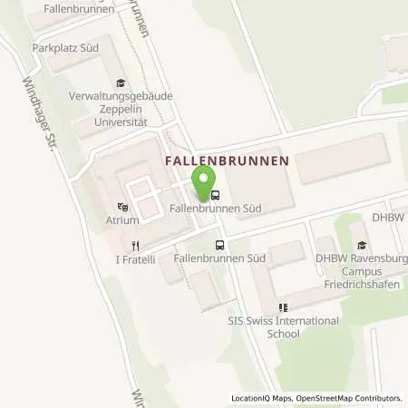 Standortübersicht der Tankstelle Stadtwerk am See GmbH & Co. KG in 88045 Friedrichshafen