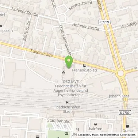 Standortübersicht der Tankstelle Stadtwerk am See GmbH & Co. KG in 88045 Friedrichshafen