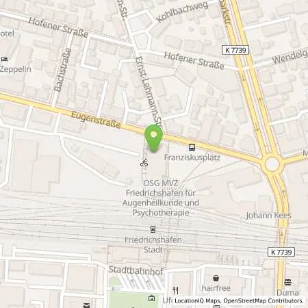 Standortübersicht der Tankstelle Stadtwerk am See GmbH & Co. KG in 88045 Friedrichshafen