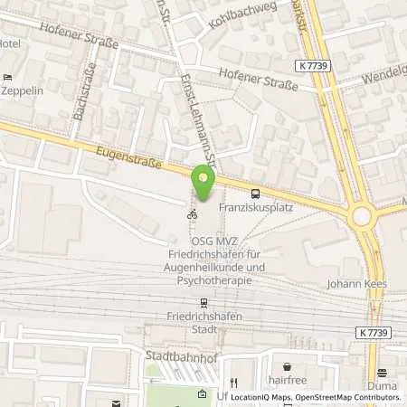 Standortübersicht der Tankstelle Stadtwerk am See GmbH & Co. KG in 88045 Friedrichshafen