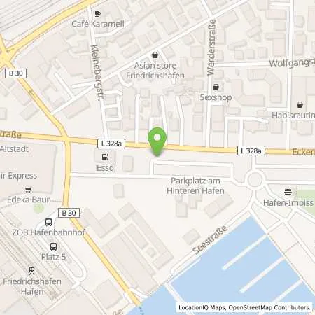 Standortübersicht der Tankstelle Stadtwerk am See GmbH & Co. KG in 88046 Friedrichshafen