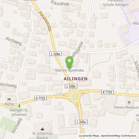 Standortübersicht der Tankstelle Stadtwerk am See GmbH & Co. KG in 88048 Friedrichshafen/Ailingen