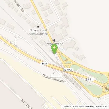 Standortübersicht der Tankstelle Stadtwerk am See GmbH & Co. KG in 88048 Friedrichshafen/Manzell