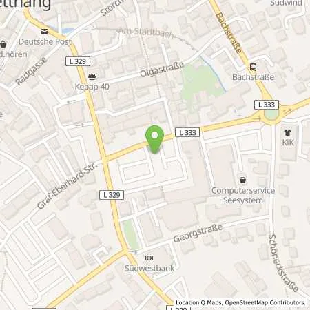 Standortübersicht der Tankstelle Regionalwerk Bodensee GmbH & Co. KG in 88069 Tettnang