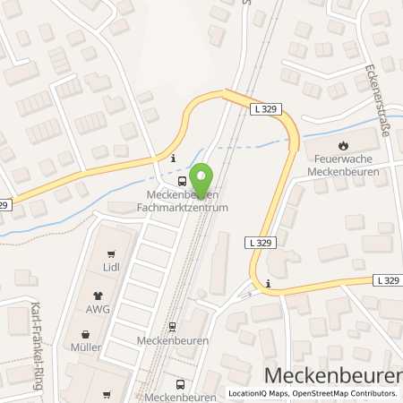Standortübersicht der Strom (Elektro) Tankstelle: Mer Germany GmbH in 88074, Meckenbeuren