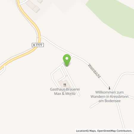 Standortübersicht der Strom (Elektro) Tankstelle: Regionalwerk Bodensee GmbH & Co. KG in 88079, Kressbronn