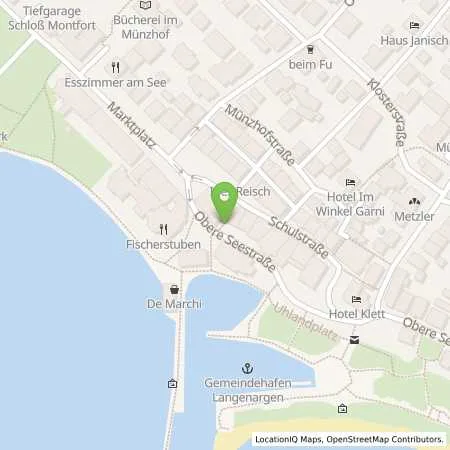 Standortübersicht der Tankstelle Regionalwerk Bodensee GmbH & Co. KG in 88085 Langenargen