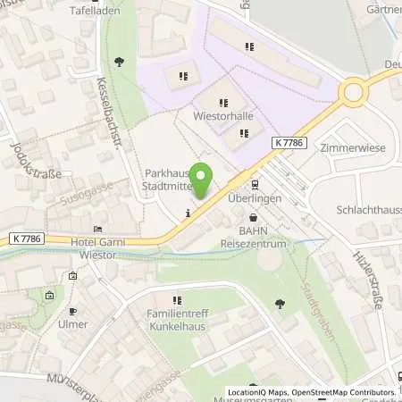 Standortübersicht der Tankstelle Stadtwerk am See GmbH & Co. KG in 88662 Überlingen