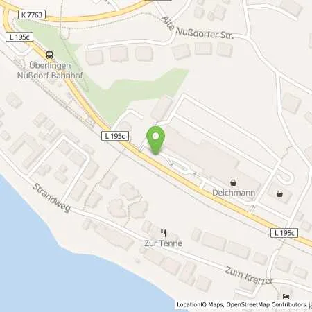 Standortübersicht der Tankstelle Stadtwerk am See GmbH & Co. KG in 88662 Überlingen